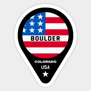 Boulder, Colorado USA Sticker